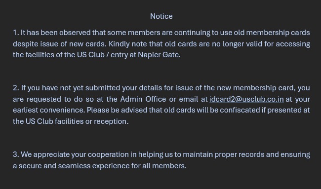 Notice